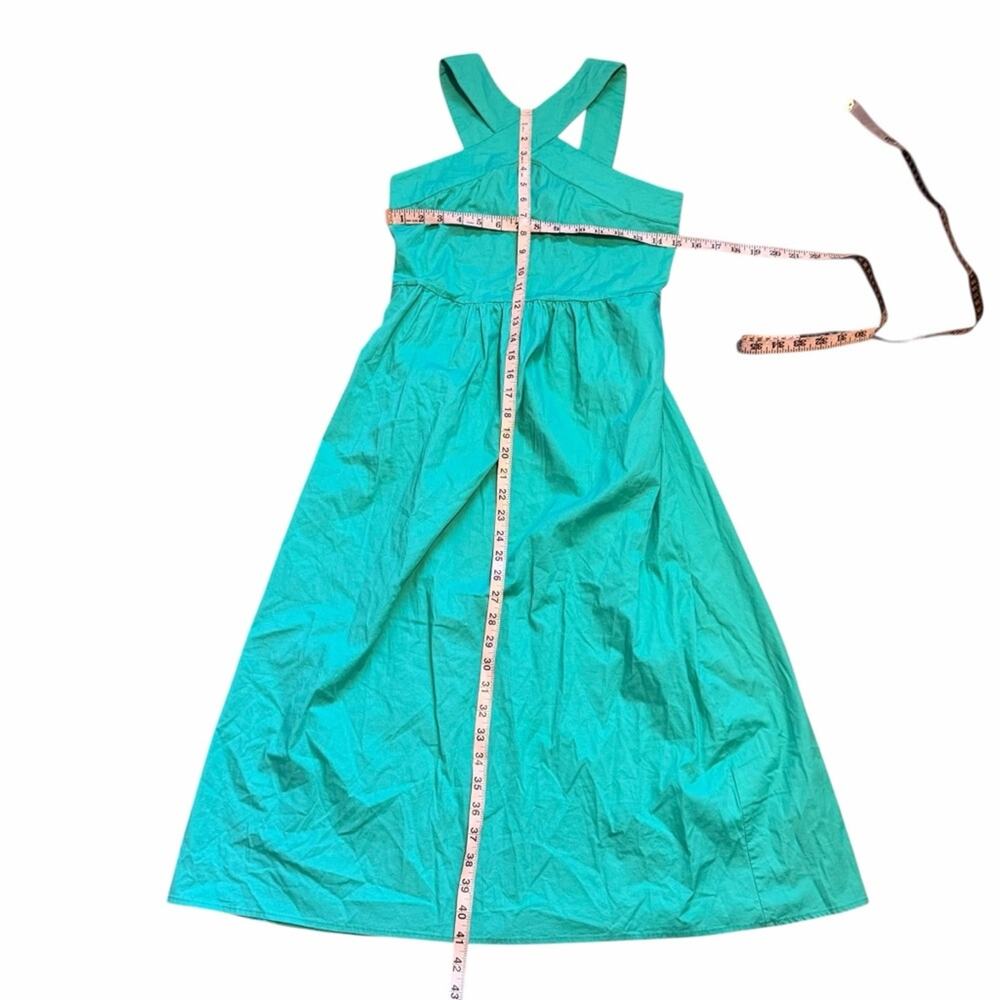 Michelle McDowell Turquoise Midi Dress Size Small - Picture 7 of 10